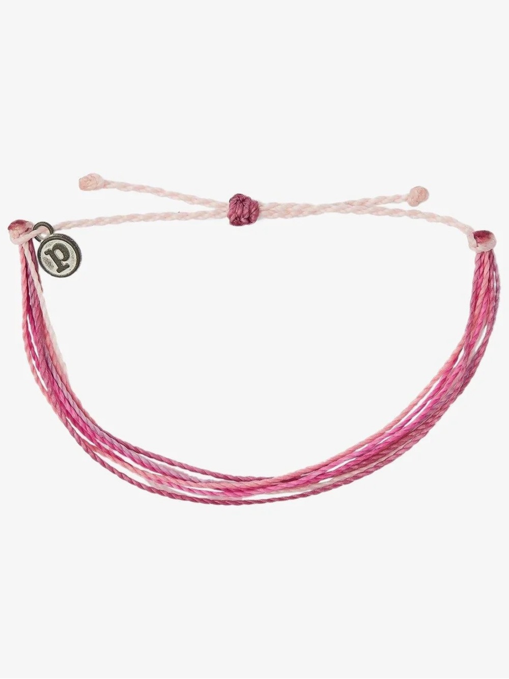 Pura Vida Pink Ombre Multi-Strand Adjustable Bracelet